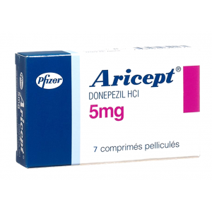 Aricept 5 mg ( Donepezil ) 7 film-coated tablets